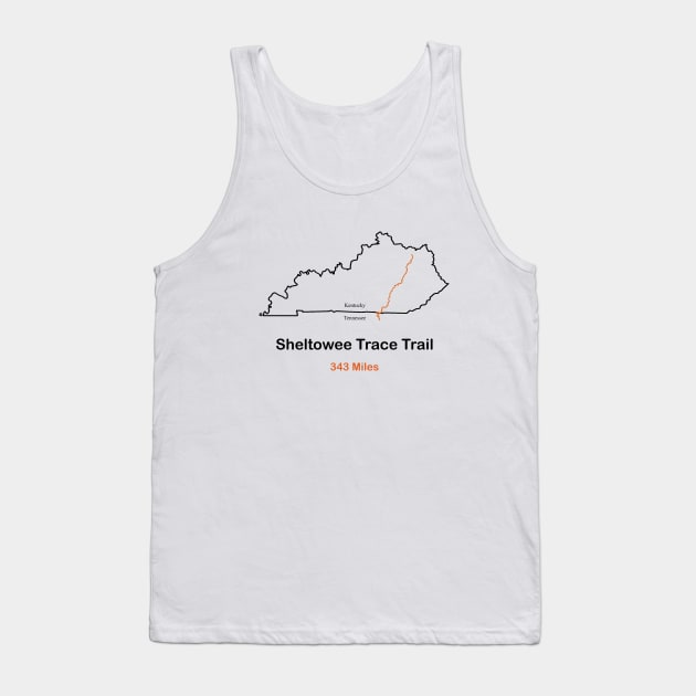 Sheltowee Trace Trail Tank Top by numpdog